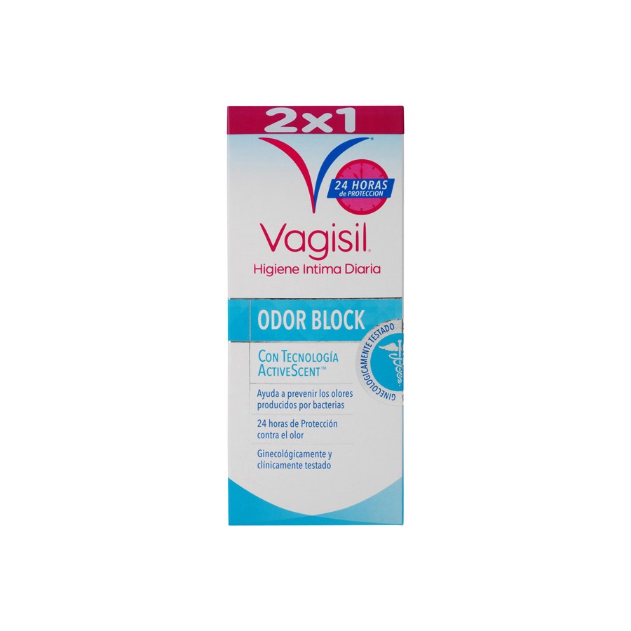 VAGISIL HIGIENE INTIMA ODOR BLOCK PACK 2 X 250 M