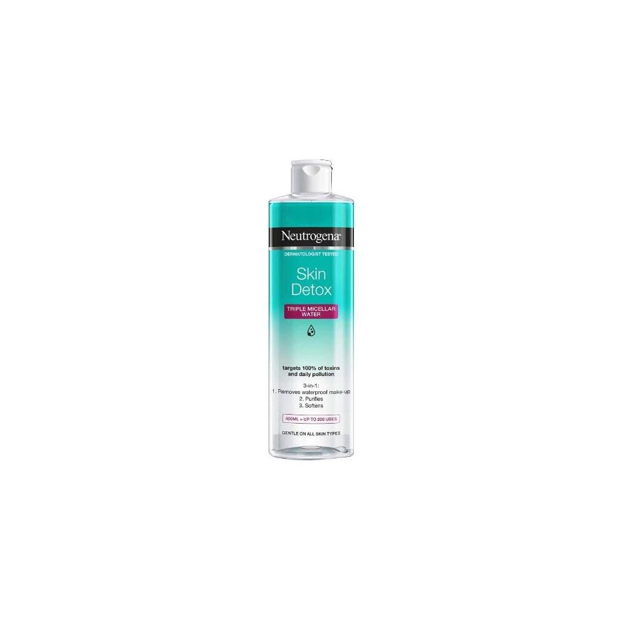 NEUTROGENA DETOX AGUA MICELAR TRIPLE ACCION 400