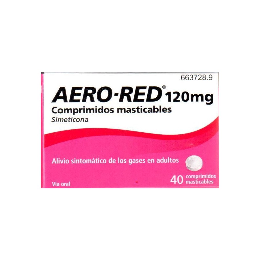 AERO RED 120 MG 40 COMPRIMIDOS MASTICABLES