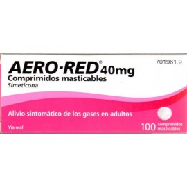 AERO RED 40 MG 100 COMPRIMIDOS MASTICABLES