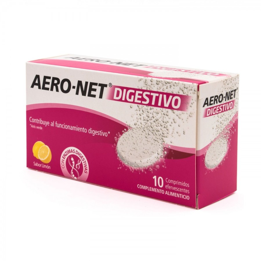 AERO NET DIGESTIVO 10 COMPRIMIDOS EFERVESCENTES