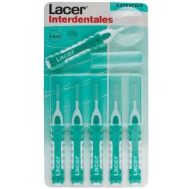 LACER CEPILLO INTERDENTAL EXTRAFINO 6 U (VERDE)