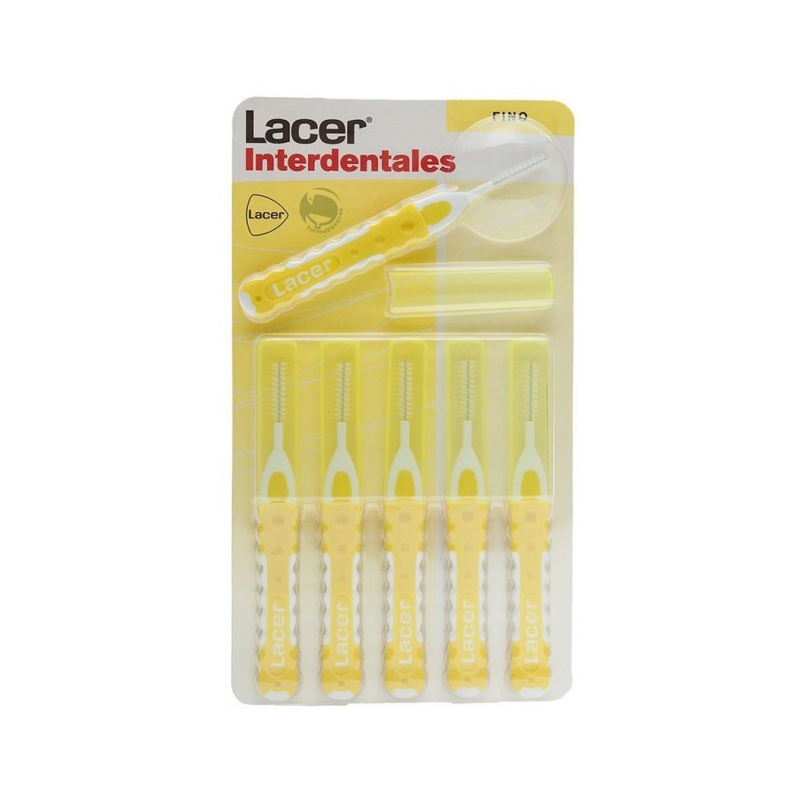 LACER CEPILLO INTERDENTAL FINO (AMARILLO) 6U