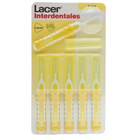 LACER CEPILLO INTERDENTAL FINO 6 U (AMARILLO)