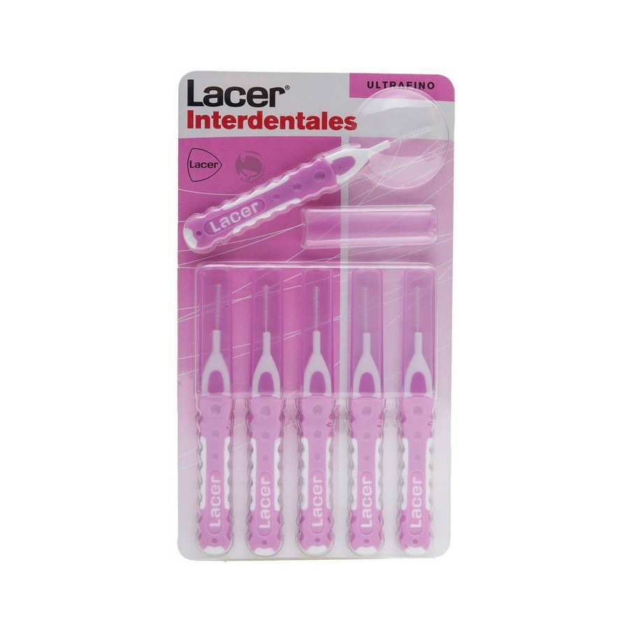 LACER CEPILLO INTERDENTAL ULTRAFINO (ROSA) 6U