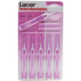 LACER CEPILLO INTERDENTAL ULTRAFINO 6 U (ROSA)
