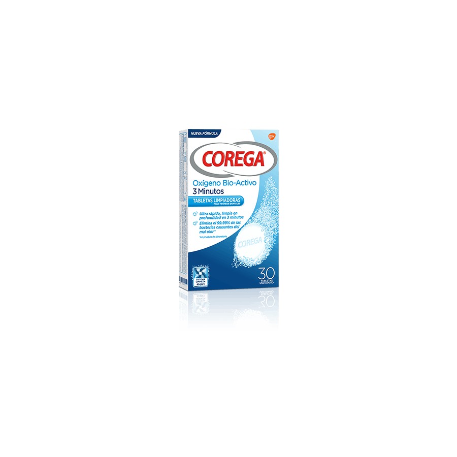 COREGA OXIGENO BIO ACTIVO 3 MINUTOS 30 U