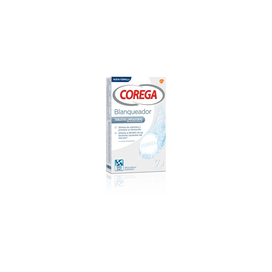 COREGA BLANQUEADOR LIMPIEZA PROTESIS - 30 TABLETAS