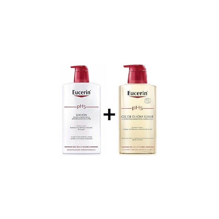 EUCERIN LOCION 400 ML + GEL DUCHA SUAVE 400 ML