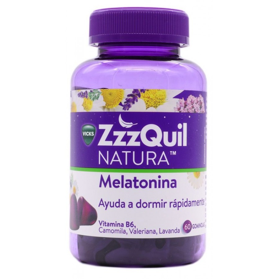 ZZZQUIL NATURA 60 GOMINOLAS MELATONINA