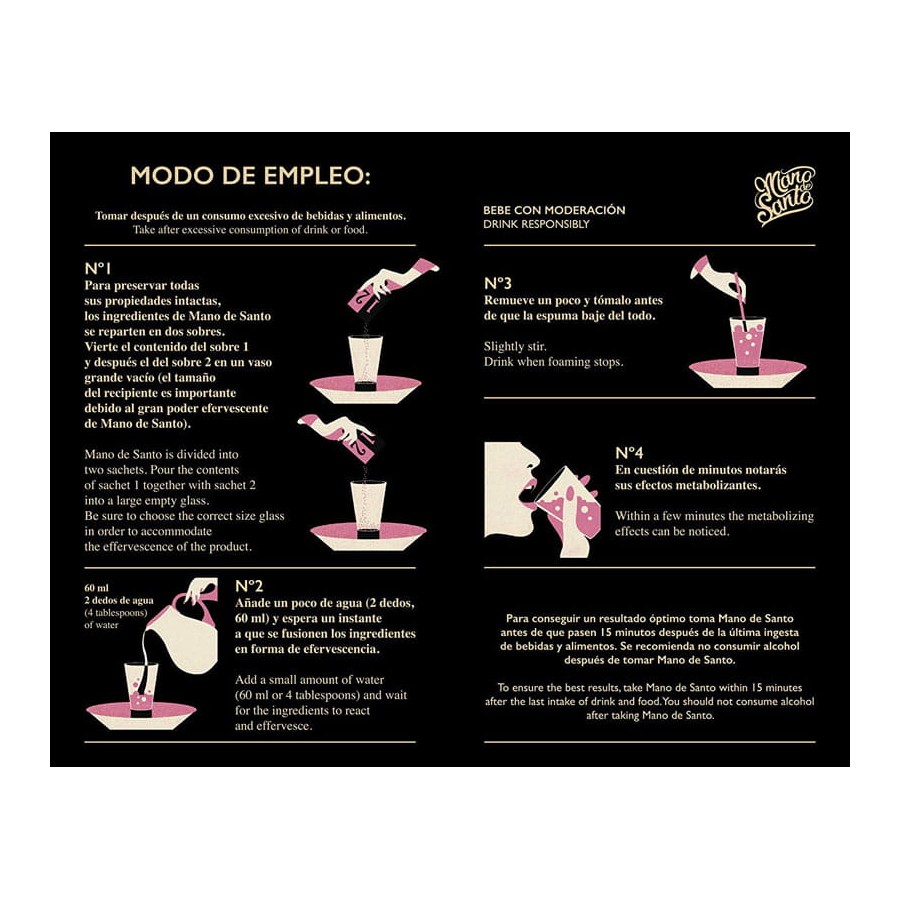 MANO DE SANTO 1 DOSIS EFERVESCENTE