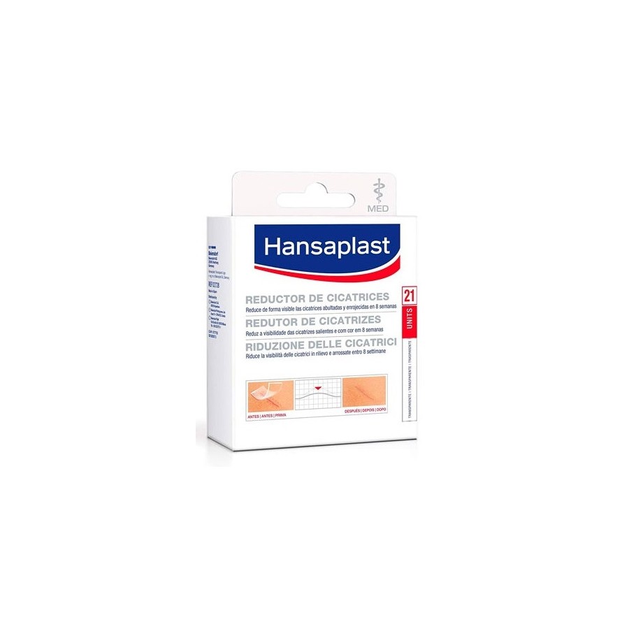 HANSAPLAST REDUCTOR CICATRICES 3,8X6,8CM 21U