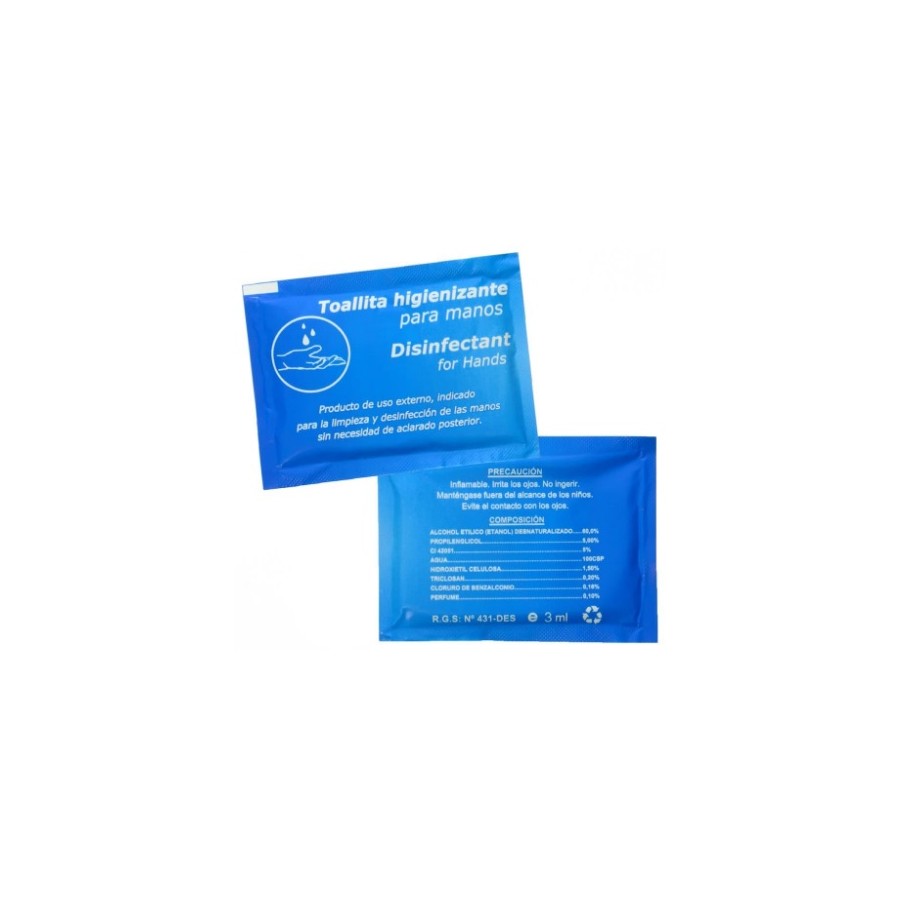 TOALLITAS DESINFECTANTES 10 UNIDADES
