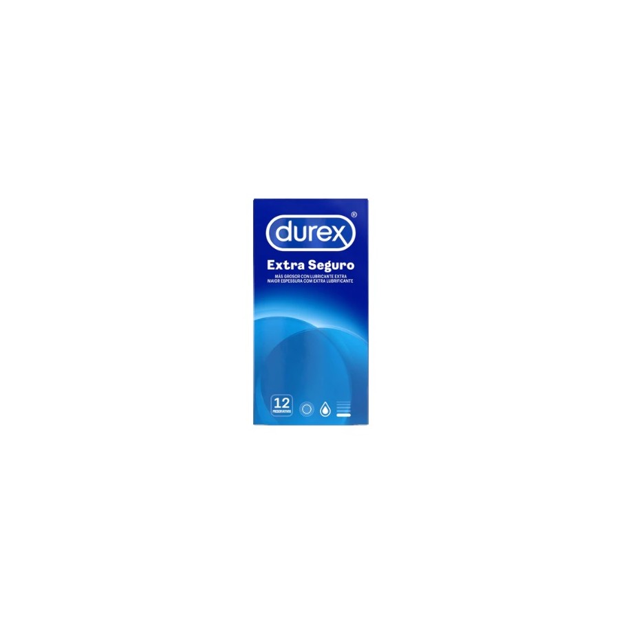 DUREX PRESERVATIVOS EXTRA SEGURO 12 UNIDADES