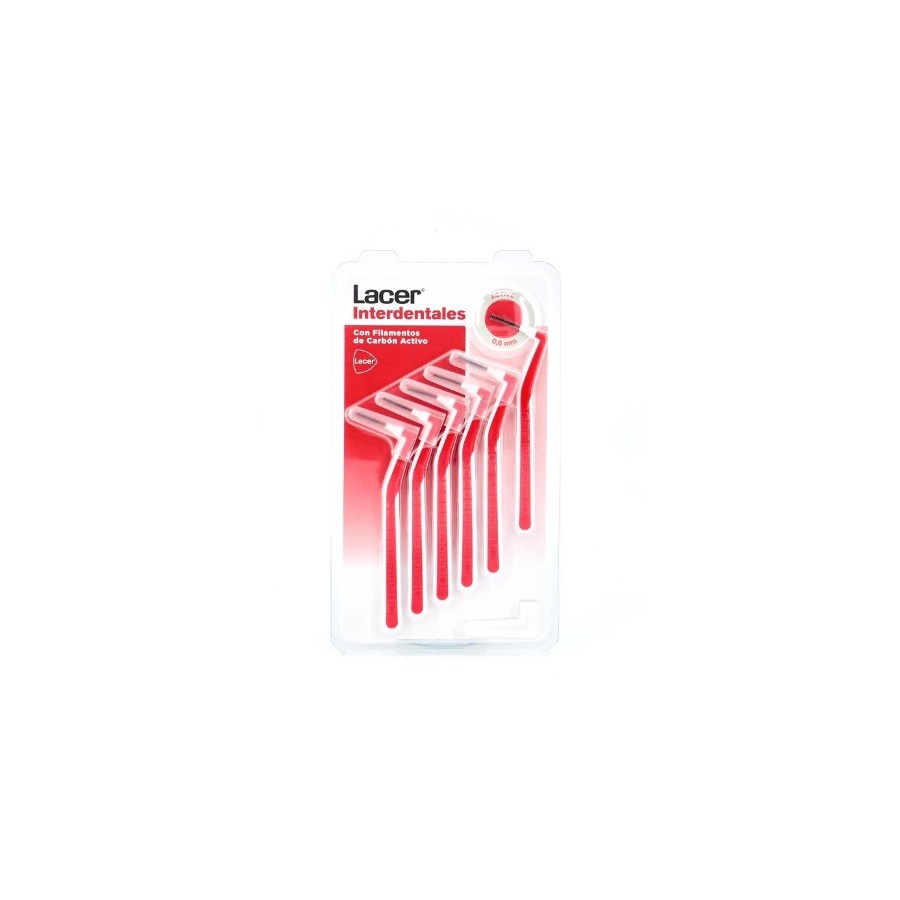 LACER CEPILLO INTERDENTAL 90º ACTIVE (ROJO) 6 U