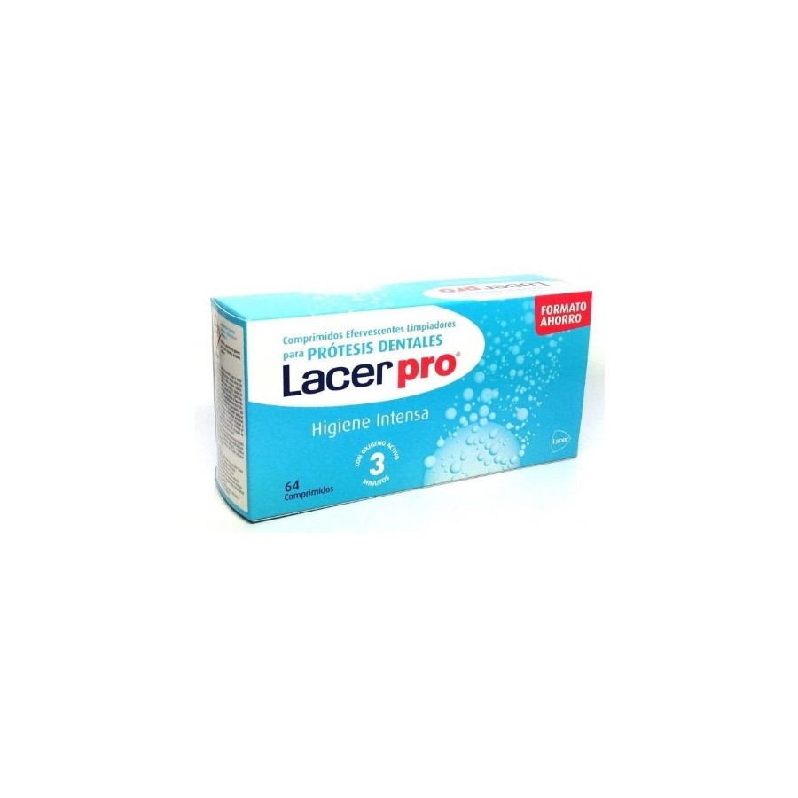 LACER PROTABS COMPR LIMPIEZA PROTESIS 64 U