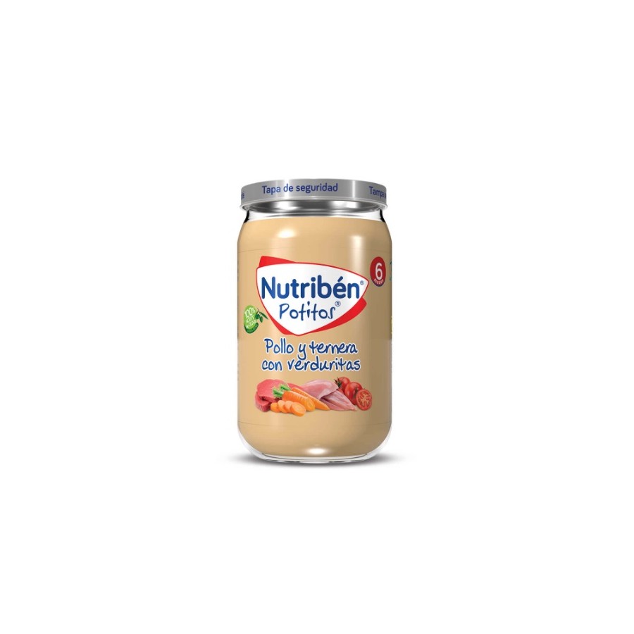 NUTRIBEN POLLO Y TERNERA CON VERDURITAS 235G