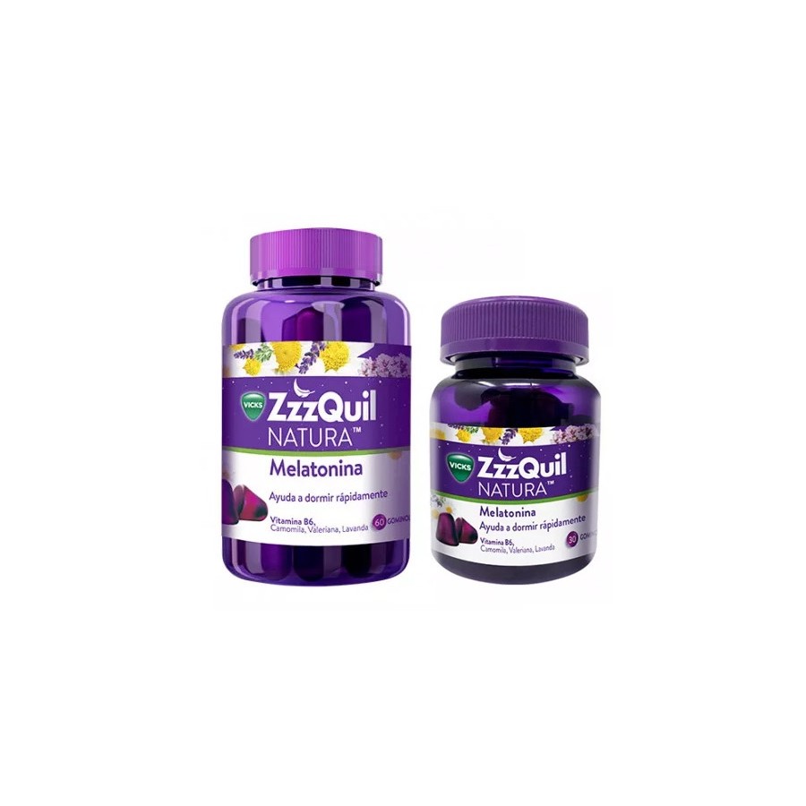 ZZZQUIL NATURA 90 GOMINOLAS MELATONINA