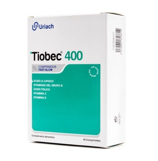 TIOBEC 400 40 COMPRIMIDOS