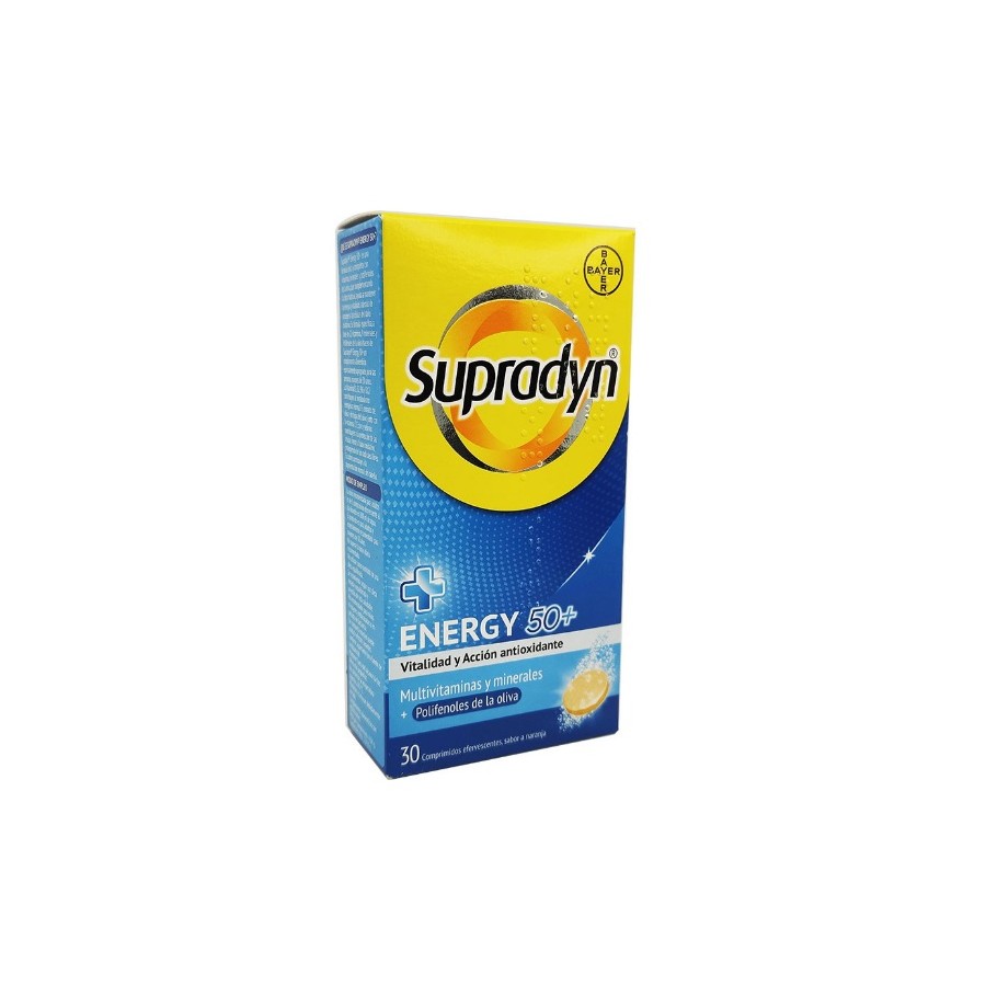 SUPRADYN ENERGY 50+ 30 COMPRIMIDOS EFERVESCENTES