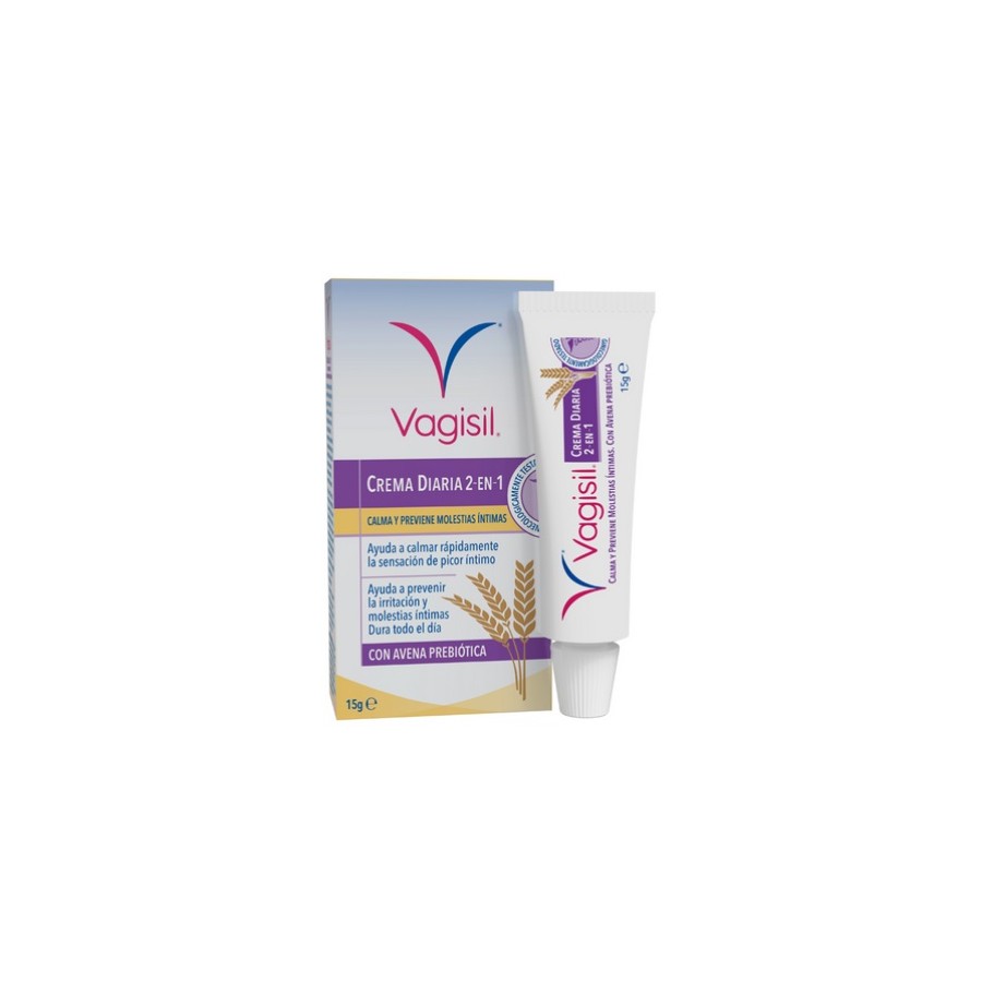 VAGISIL CREMA DIARIA 2 EN 1 15 G