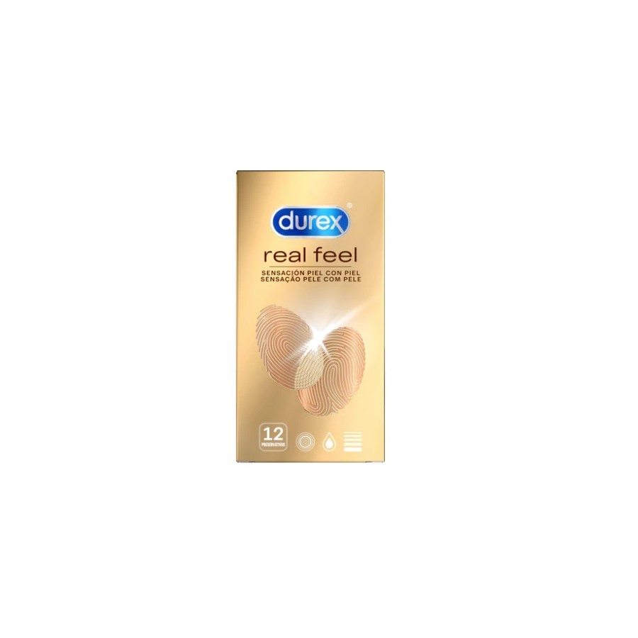 DUREX PRESERVATIVOS REAL FEEL SIN LATEX 12 U