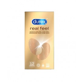 DUREX PRESERVATIVOS REAL FEEL SIN LATEX 12 U
