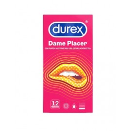 DUREX PRESERVATIVOS DAME PLACER 12 U