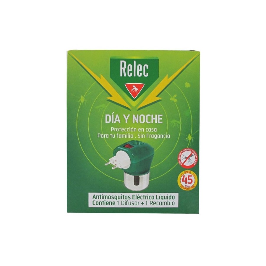 RELEC DIA Y NOCHE ANTIMOSQUITOS ELECTRICO DIFUSOR + RECAMBIO