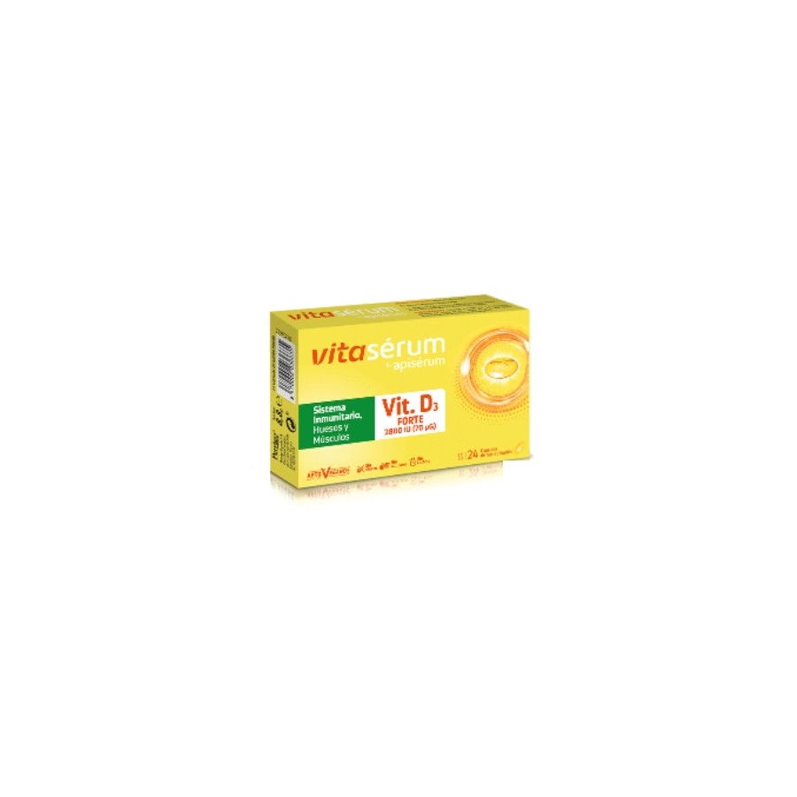 VITASERUM VIT D FORTE 24 CAPSULAS