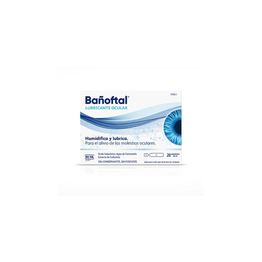 BAÑOFTAL GOTAS OFTALMICAS 20 MONODOSIS 0.4 ML