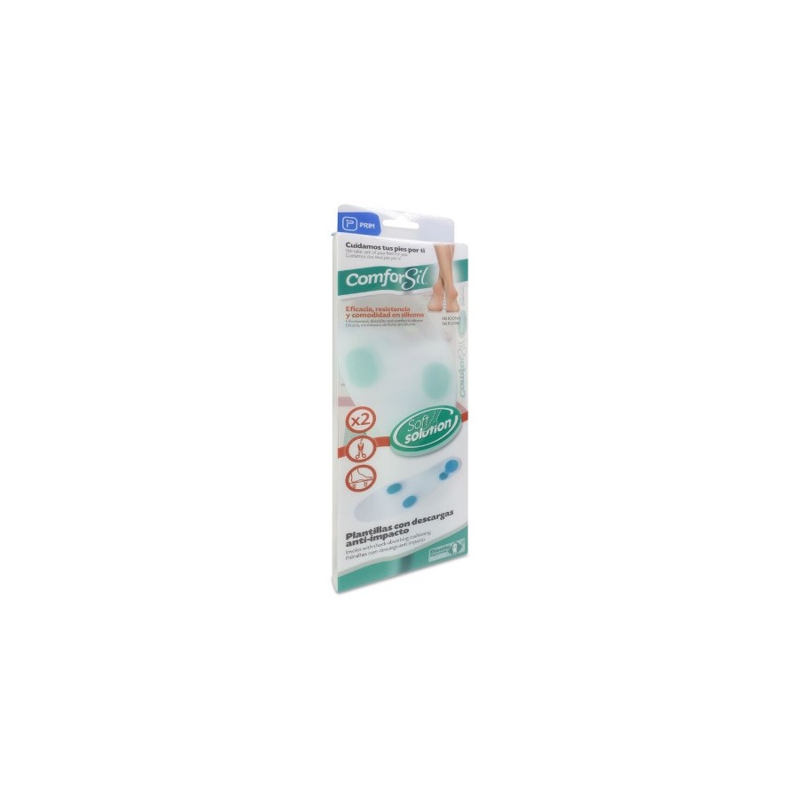 COMFORSIL PLANTILLAS SILICONA ENTERAS T. M 2UD