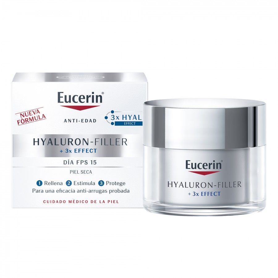 EUCERIN HYALURON FILLER DIA PIEL SECA SPF15+ 50ML