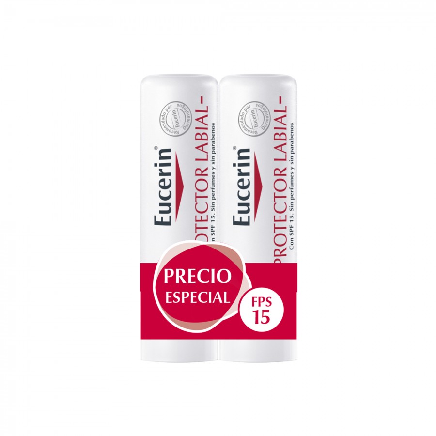 EUCERIN PROTECTOR LABIAL 2 X 4,8G