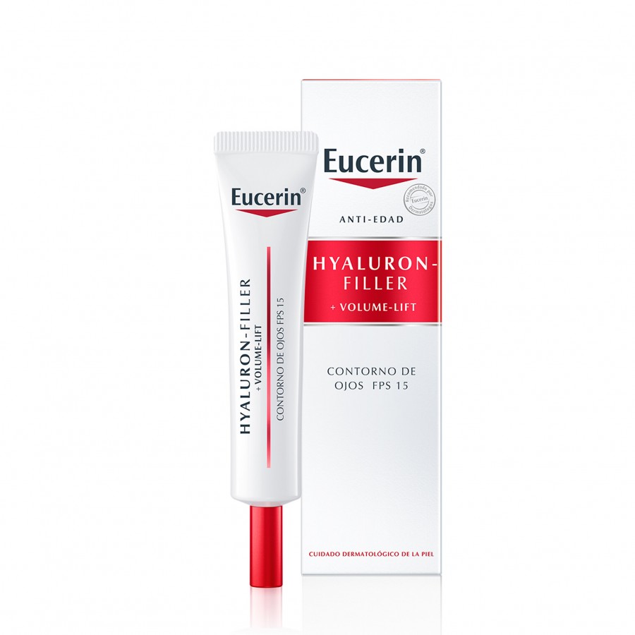 EUCERIN HYALURON FILLER+VOLUME-LIFT CONTORNO OJOS SPF 15+ 15ML