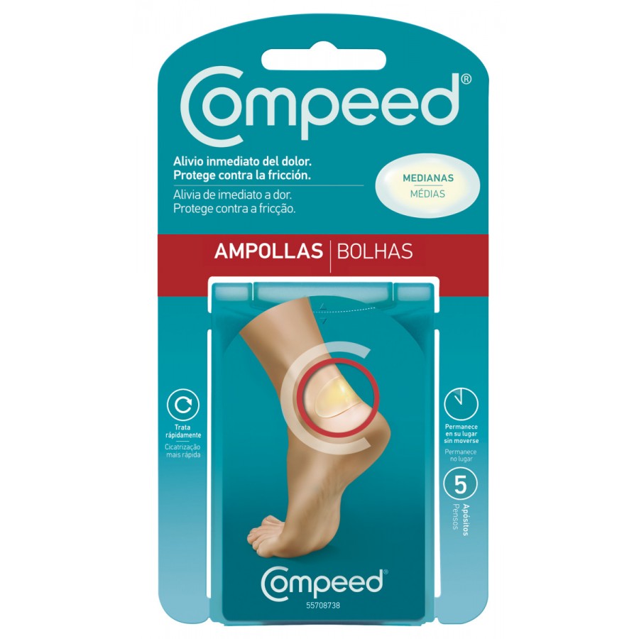 COMPEED AMPOLLAS MEDIANAS 5 U