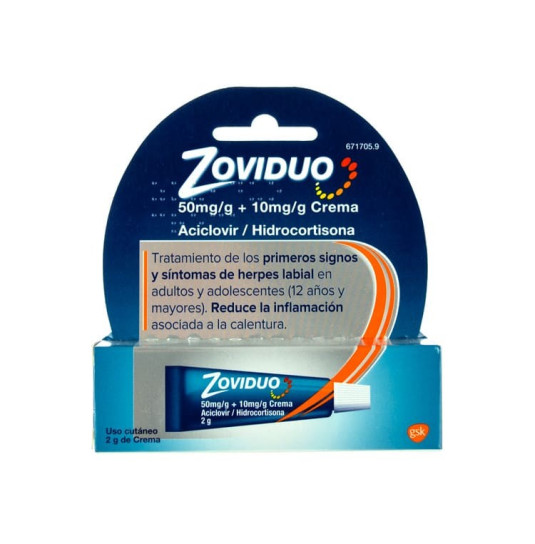 ZOVIDUO 50/10 MG/G CREMA...