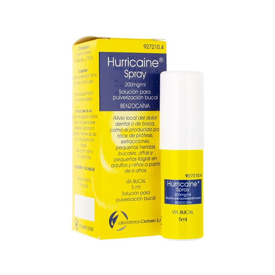 HURRICAINE SPRAY 200 MG/ML SOLUCION BUCAL