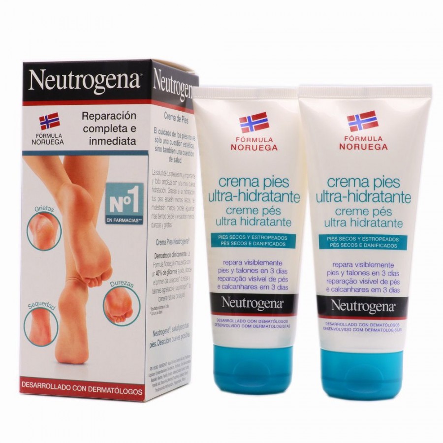 NEUTROGENA PIES CREMA HIDRATANTE 2 X 100 ML