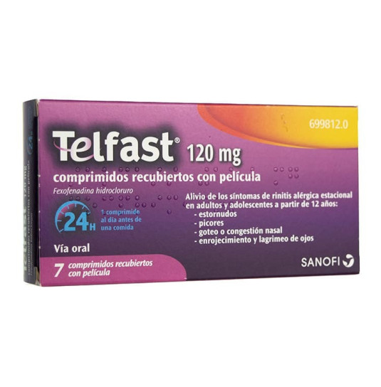 TELFAST 120 MG 7...