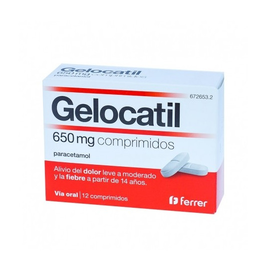 GELOCATIL 650 MG 12...
