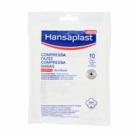 HANSAPLAST GASAS ESTERIL SUAVES 10U