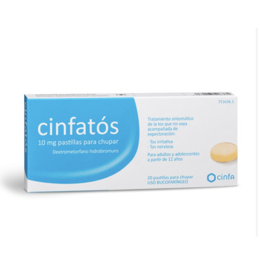 CINFATOS 10 MG 20 PASTILLAS...