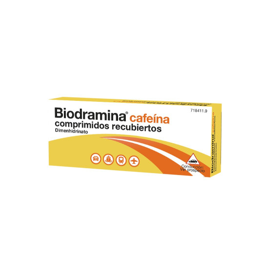 BIODRAMINA CAFEINA 50MG 12...
