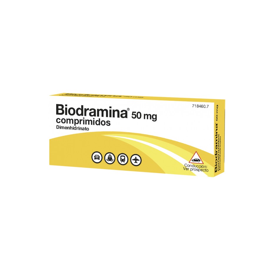 BIODRAMINA 50 MG 12 COMPRIMIDOS