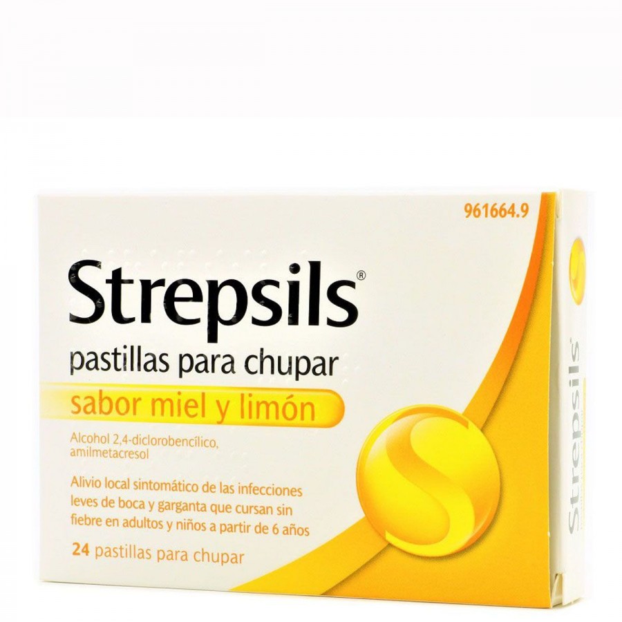 STREPSILS 24 PASTILLAS MIEL-LIMON