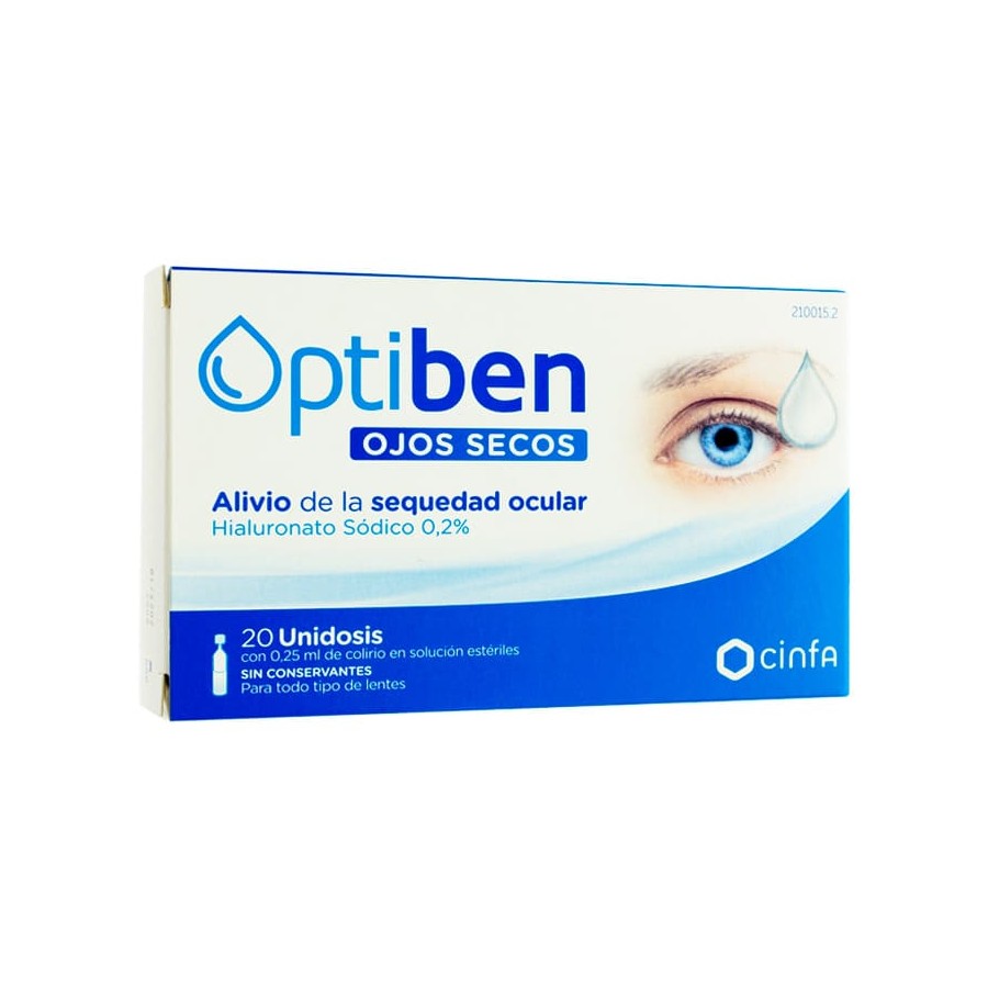 OPTIBEN MONODOSIS GOTAS SEQUEDAD OCULAR 0.25 ML