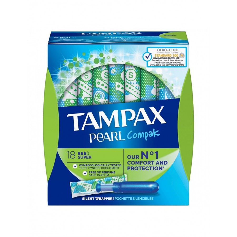 TAMPAX COMPAK PEARL SUPER 16 U