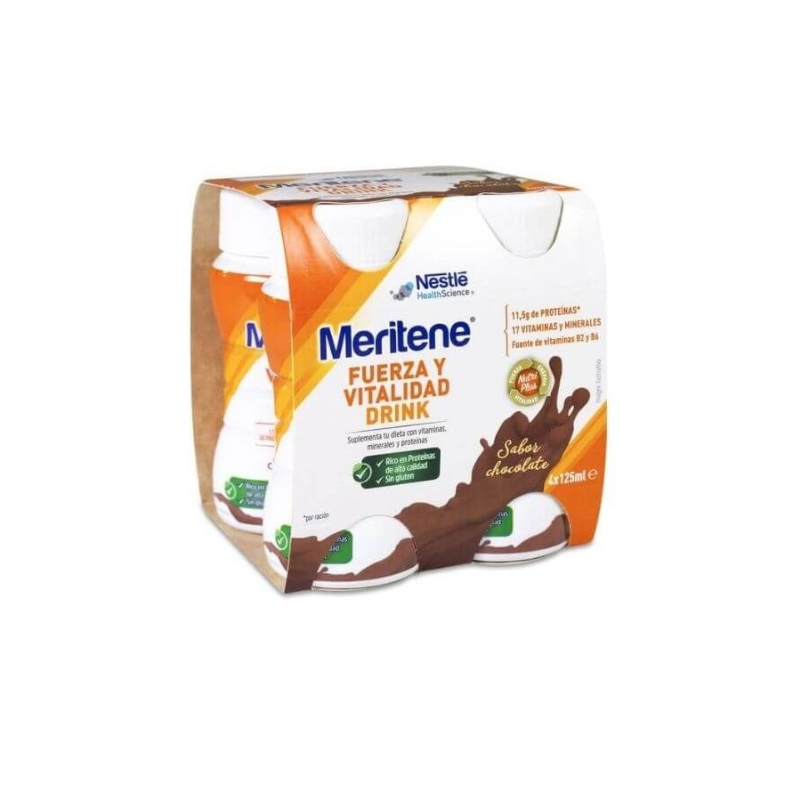 MERITENE ACTIV CHOCOLATE 4 X 125 ML