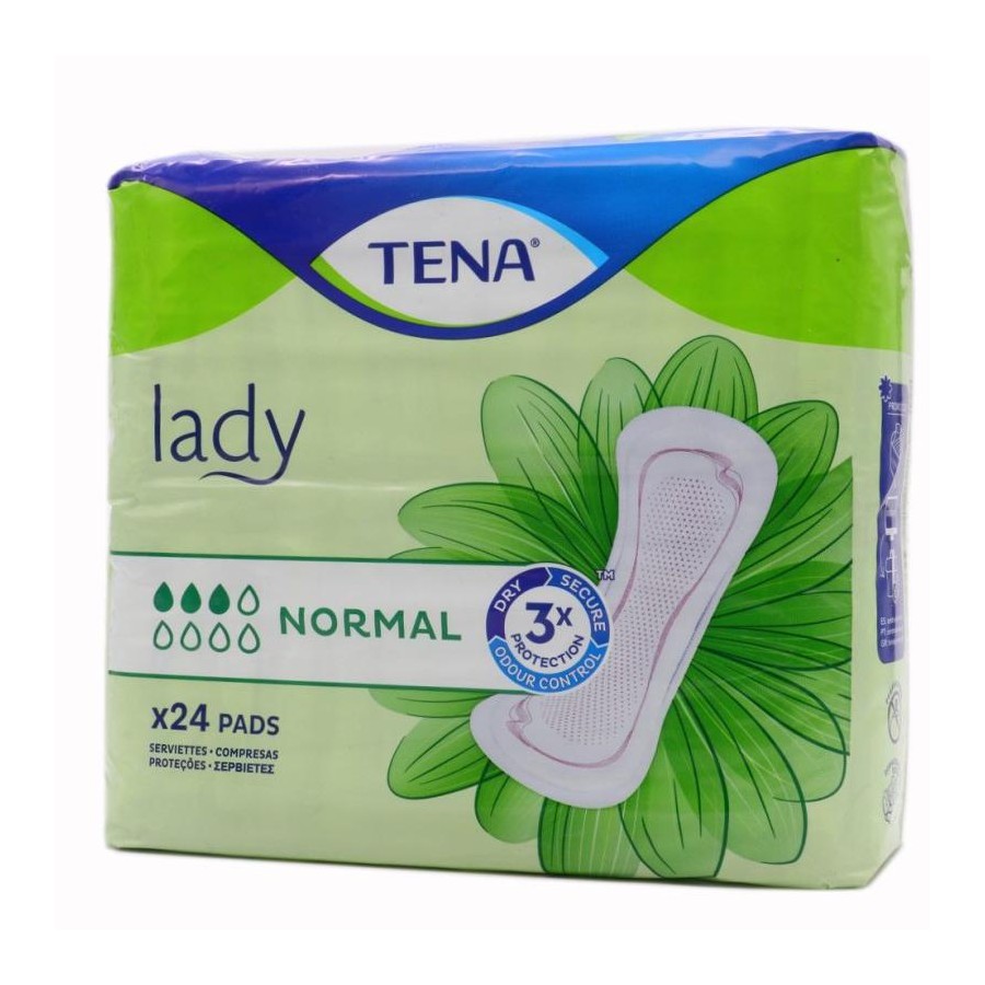 TENA LADY DISCREET COMPRESA NORMAL 24U